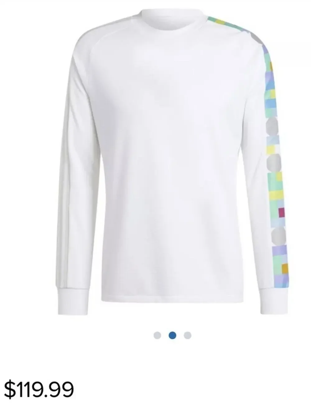 Peter Saville Manchester United adidas Long Sleeve Jersey Medium M NWT MSRP $120